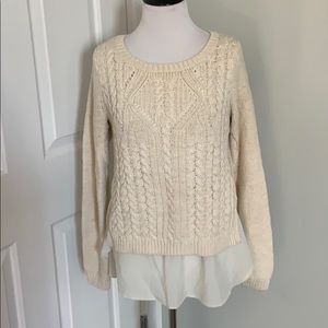 MOTH cream sweater - M - VGUC - Anthropologie